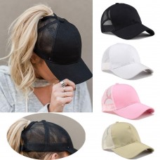 2018 Ponytail Baseball Cap Mujer Messy Bun Baseball Hat Snapback Sun Sport Caps  eb-65844795